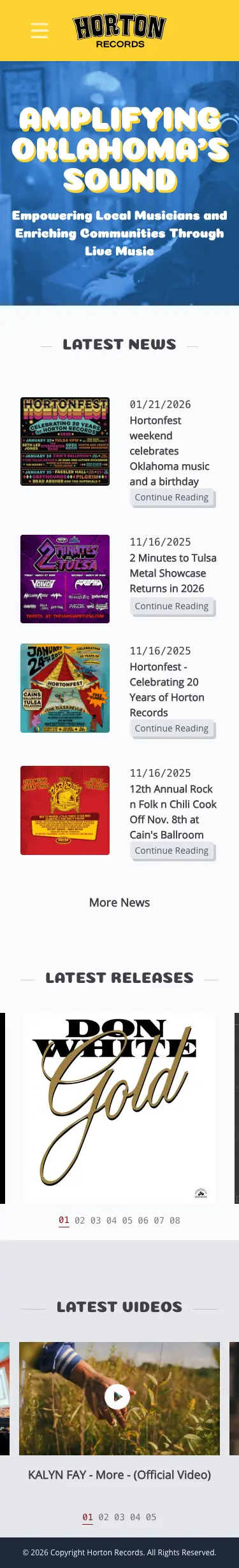 Websites screenshot mobile