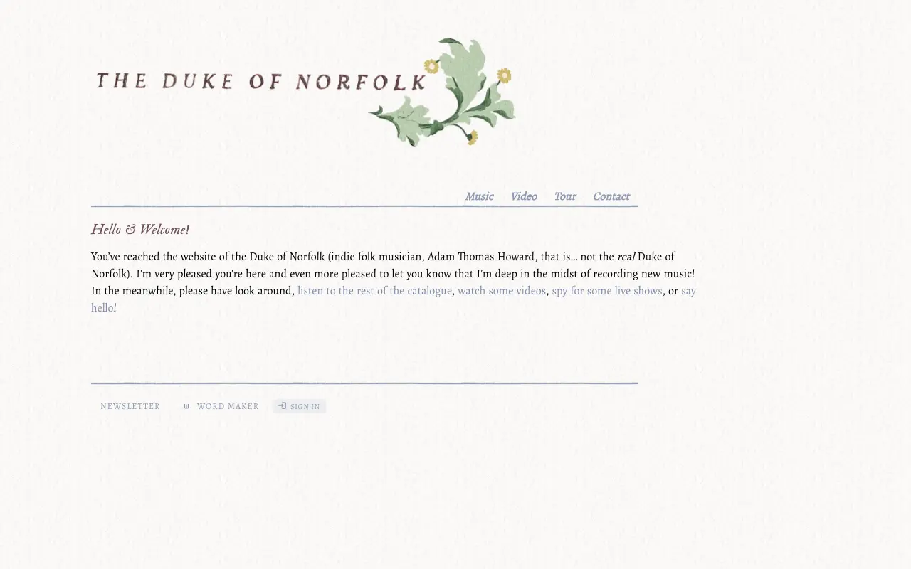 The Duke of Norfolk screenshot